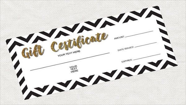 gift certificates templates for mac free